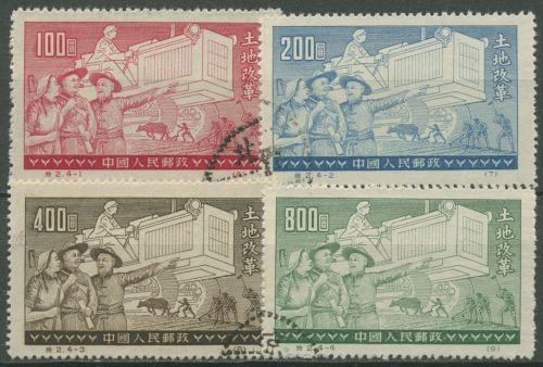 China 1952 Landreform 2. Auflage 133/36 II gestempelt