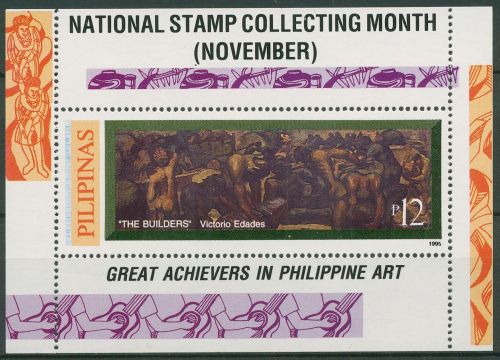 Philippinen 1995 Gemälde Block 89 postfrisch (C65551)