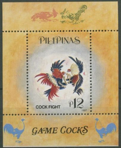 Philippinen 1997 Kampfhähne Block 118 postfrisch (C12356)