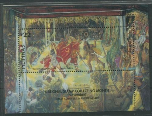 Philippinen 2001 Moderne Gemälde Block 171 postfrisch (C6764)