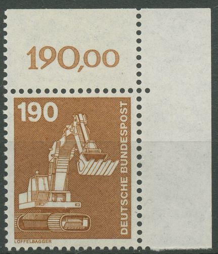 Bund Bogenmarken 1982 Industrie & Technik 1136 Ecke 2 postfrisch