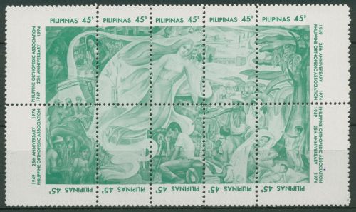 Philippinen 1975 Orthopädische Vereinigung 1122/32 A ZD postfrisch (C65565)