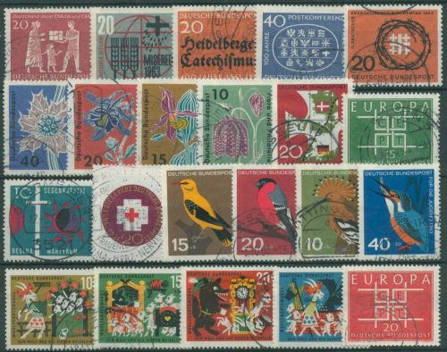 Bund 1963 Jahrgang komplett (390/11) gestempelt (SG98531)