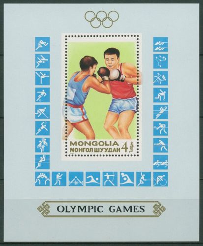 Mongolei 1988 Olympische Sommerspiele Seoul Block 129 postfrisch (C65602)