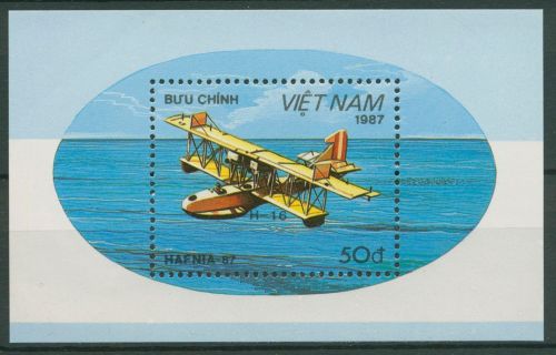 Vietnam 1987 HAFNIA Flugzeuge Block 57 postfrisch (C97883)