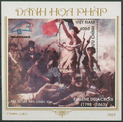 Vietnam 1989 Französische Revolution Block 71 postfrisch (C73638)