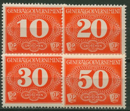 Generalgouvernement Zustellungsmarken 1940 Z 1/4 postfrisch