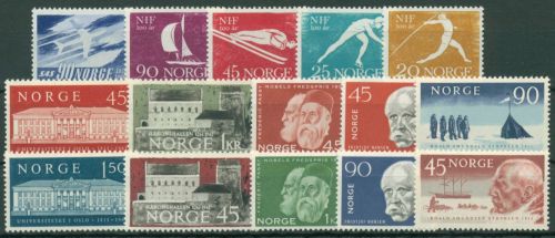 Norwegen 1961 Jahrgang komplett (451/65) postfrisch (G60130)