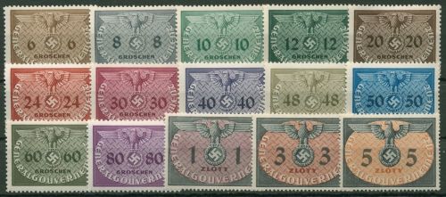 Generalgouvernement Dienstmarken 1940 D 1/15 postfrisch