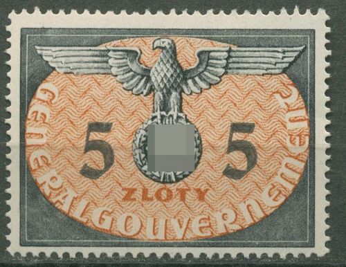 Generalgouvernement Dienstmarke 1940 D 15 postfrisch
