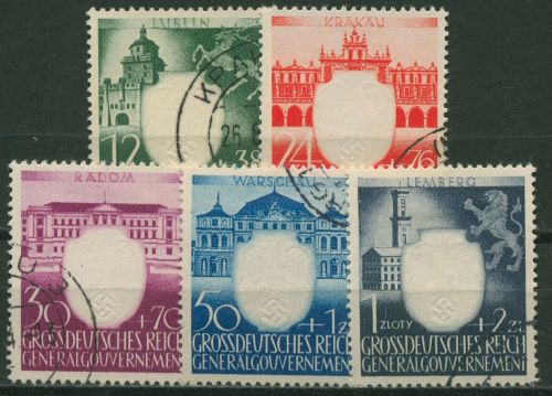 Generalgouvernement 1943 3 Jahre NSDAP im Generalgouvernement 105/09 gestempelt