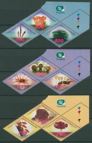 Indonesien 1999 Pilze 1896/04 ZD Ecken postfrisch (C65706)