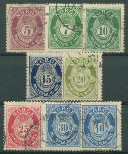 Norwegen 1920 Posthorn 96/103 gestempelt