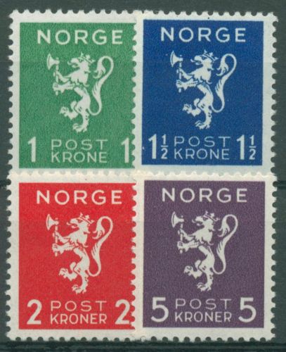 Norwegen 1940 Wappenlöwe 207/10 postfrisch