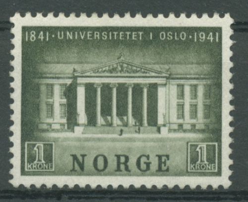 Norwegen 1941 Universität Oslo 258 postfrisch