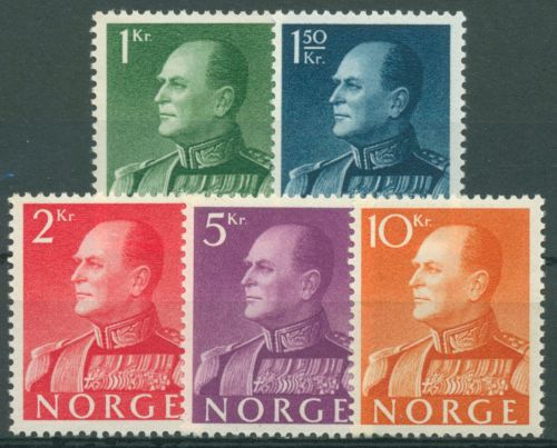 Norwegen 1959 König Olaf V. 428/32 x postfrisch