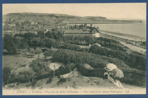 Insel Jersey Saint-Helier's Blick von Mount Patibulaire, ungebraucht (AK5331)