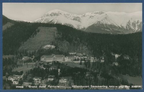 Höhenkurort Semmering Grand Hotel Panhans, beschrieben (AK5393)