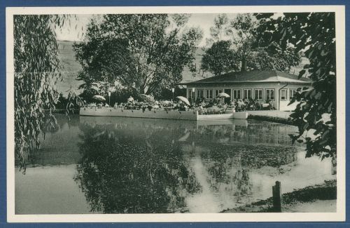 Bad Gandersheim Café Seeterrassen, gelaufen 1955 (AK5389)