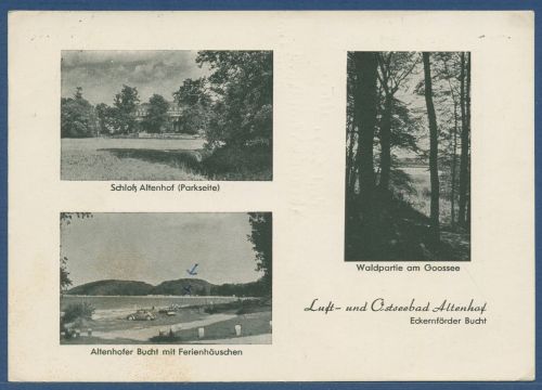Ostseebad Altenhof Eckernförder Bucht, gelaufen 1959 (AK5387)