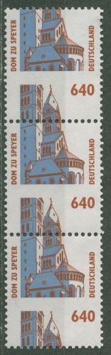 Bund 1995 SWK Rollenmarken-3er-Streifen 1811 EXTREM VERZÄHNT !!! postfrisch