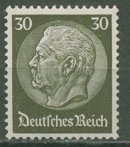 Deutsches Reich 1933 Hindenburg WZ Waffeln 490 postfrisch
