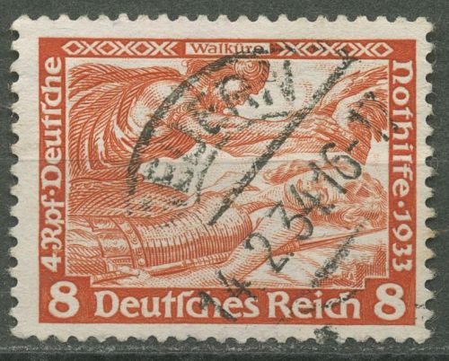 Deutsches Reich 1933 Deutsche Nothilfe Wagner 503 A gestempelt