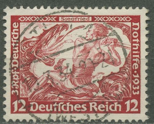 Deutsches Reich 1933 Deutsche Nothilfe Wagner 504 A gestempelt