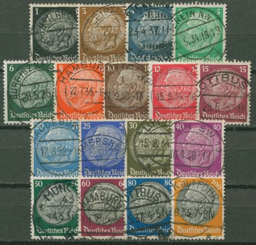 Deutsches Reich 1933 Paul von Hindenburg mit WZ 4, 512/28 TOP-Stempel