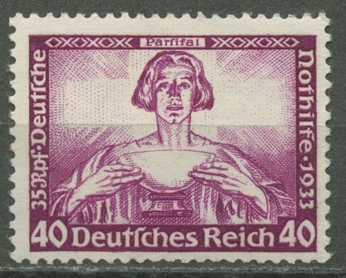 Deutsches Reich 1933 Dt. Nothilfe Wagner 507 A postfrisch geprüft