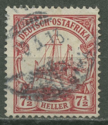 Deutsch-Ostafrika 1905/20 Kaiseryacht Hohenzollern 32 a gestempelt