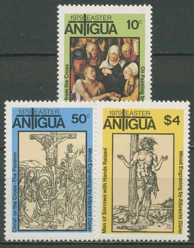 Antigua 1979 Ostern Albrecht Dürer 534/36 postfrisch