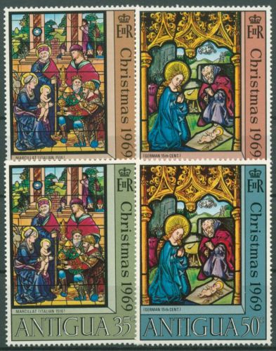 Antigua 1969 Weihnachten Gemälde 213/16 postfrisch