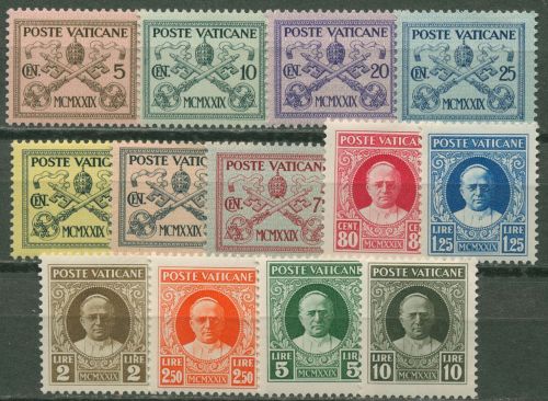 Vatikan 1929 Papst Pius XI 1/13 postfrisch