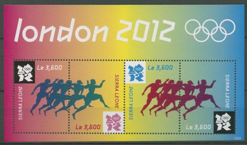 Sierra Leone 2012 Olympische Sommerspiele London 5632/35 K postfrisch (C42240)