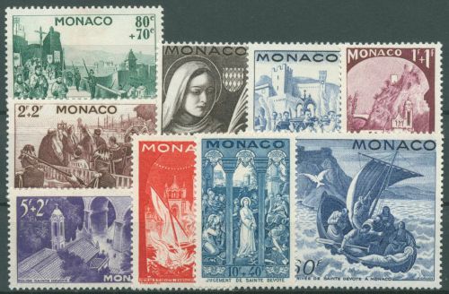 Monaco 1944 Fest der Heiligen Dévote 288/96 postfrisch