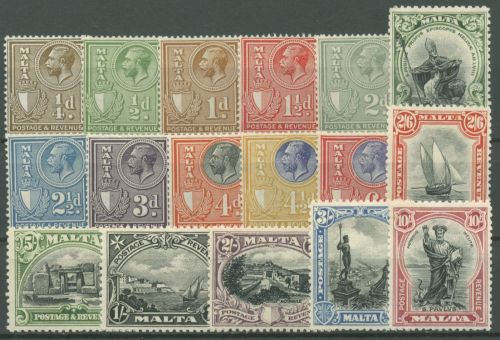 Malta 1930 Sehenswürdigkeiten 152/68 mit Falz