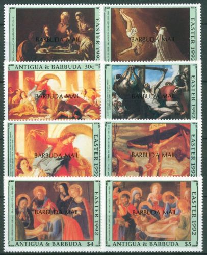 Barbuda 1992 Ostern Gemälde 1375/82 postfrisch