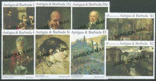 Barbuda 1992 GRENADA Gemälde 1454/61 postfrisch