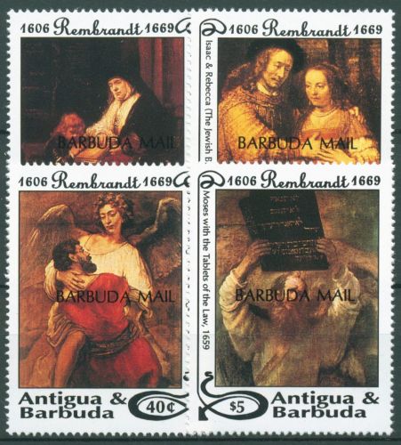 Barbuda 1994 Gemälde Rembrandt 1589/92 postfrisch