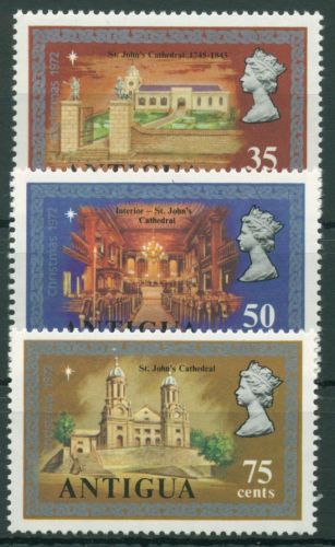 Antigua 1972 Weihnachten Kathedrale St.Johns 281/83 postfrisch