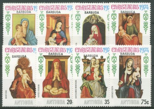 Barbuda 1974 Weihnachten Madonnengemälde 208/13 postfrisch
