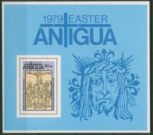 Antigua 1979 Ostern Albrecht Dürer Christus Block 41 postfrisch (C94128)