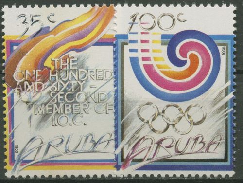 Aruba 1988 Olympische Sommerspiele Seoul 49/50 postfrisch