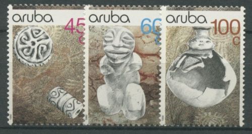 Aruba 1990 Archäologische Funde 80/82 postfrisch