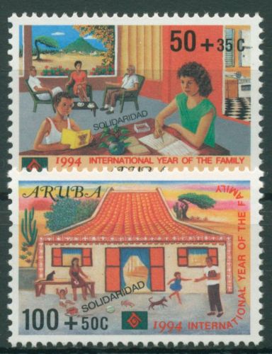 Aruba 1994 Jahr der Familie Solidarität 140/41 postfrisch