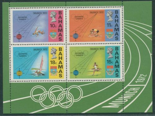 Bahamas 1972 Olympische Sommerspiele München Block 5 postfrisch (C21926)