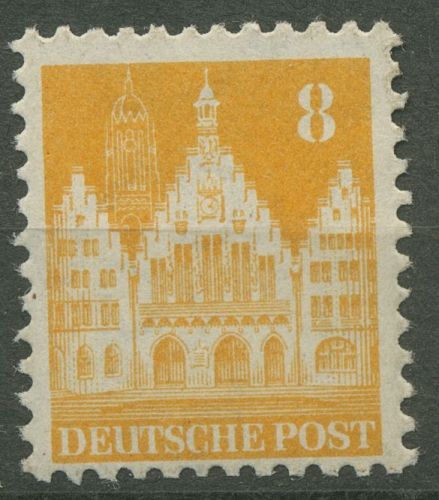 Bizone 1948 Bauten mit weiter Zähnung 78 WF postfrisch