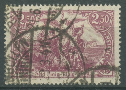 Deutsches Reich 1920 Genius mit Fackel 115 e gestempelt geprüft