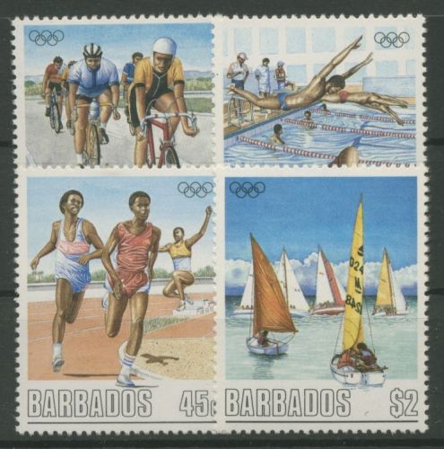 Barbados 1988 Olympische Sommerspiele Seoul 701/04 postfrisch